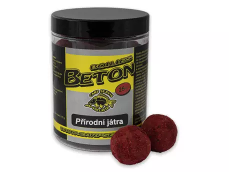 CSV Boilies Boss2 BETON Přírodní játra - 170 g/25 mm