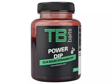 TB Baits Power Dip GLM Squid Strawberry 150 ml