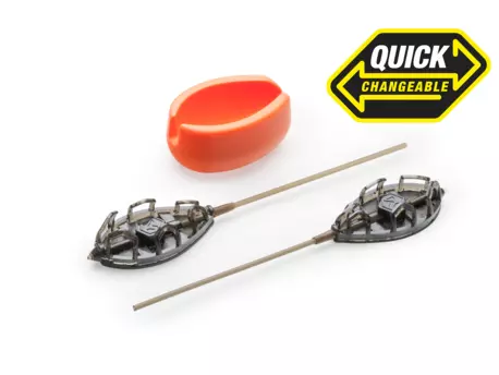 MIVARDI Method Feeder set QMR Grip XL long (50g + 60g + mould)