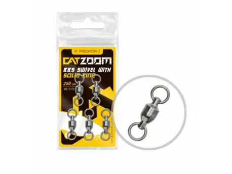 Carp Zoom Obratlik BBS Swivel With Solid Ring - 3 ks/250 lb/vel.8