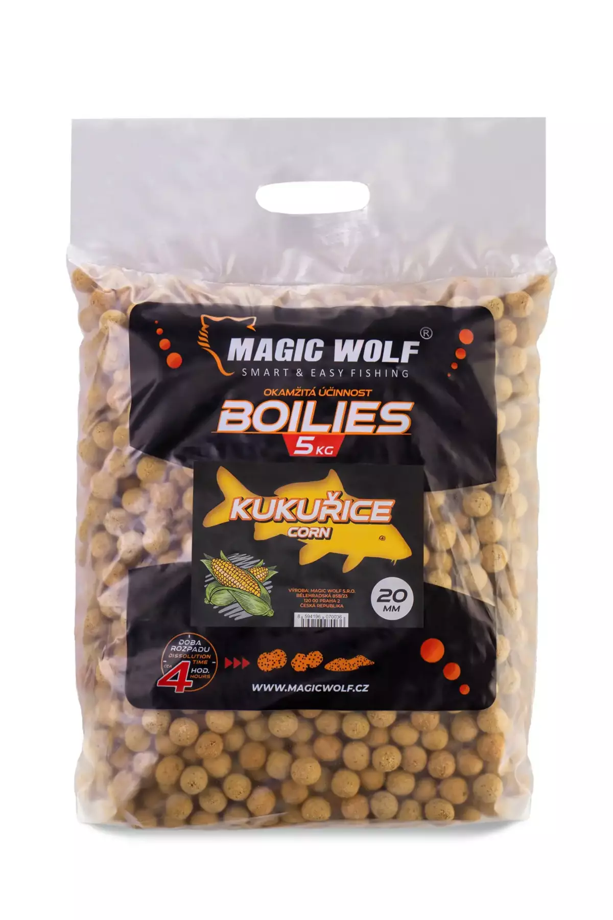 MAGIC WOLF BOILIES KUKUŘICE 5KG
