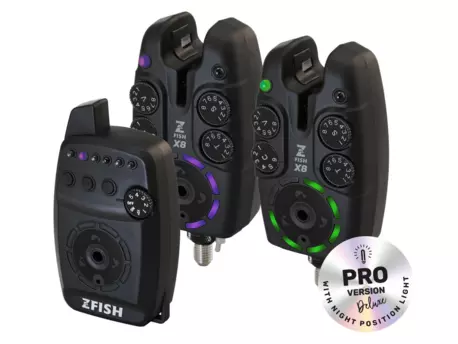 ZFISH Sada Hlásičů Bite Alarm Set Zx8 PRO 2+1