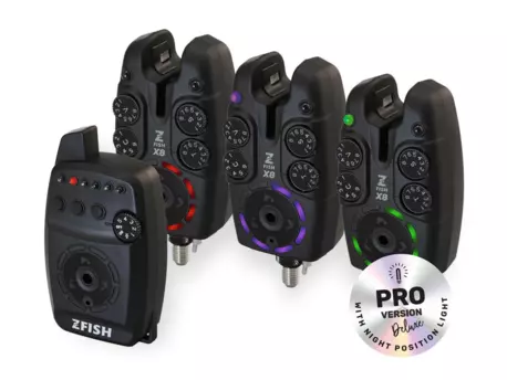 ZFISH Sada Hlásičů Bite Alarm Set Zx8 PRO 3+1
