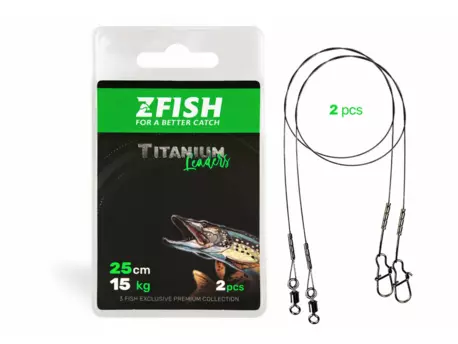 ZFISH Lanko Titanium Leader - 2ks