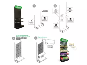 ZFISH Prodejní Stojan Sales Rack