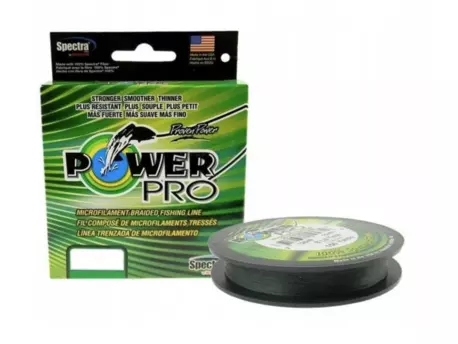 POWER PRO - Pletená šňůra Braided Line Moss Green 135 m