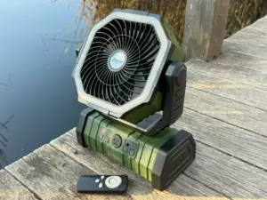 HOLDCARP Větrák Rechargeable Fan + Powerbanka + Lampa + dálk. ovládání