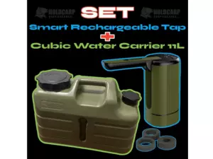 HOLDCARP Set Automatická Pumpa Smart Rechargeable Tap + Kanystr Cubic Water Carrier 11 l