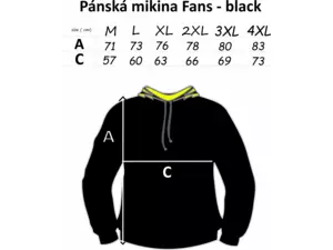 Mikbaits oblečení - Mikina Fans team černá S