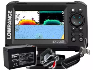 LOWRANCE EAGLE 5 SE SONDOU 83/200 HDI + baterie a nabíječka ZDARMA