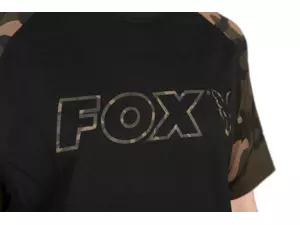 Fox Tričko Black Camo Outline T-Shirt