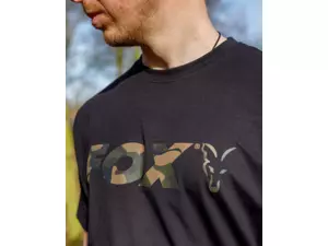 FOX BLACK/CAMO LOGO T-SHIRT