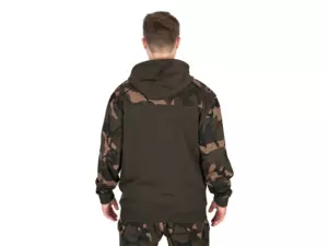 Fox mikina FOX LW KHAKI/CAMO SPLIT ZIP HOODY AKCE