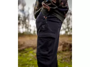 Fox tepláky  LW BLACK/CAMO COMBAT JOGGERS