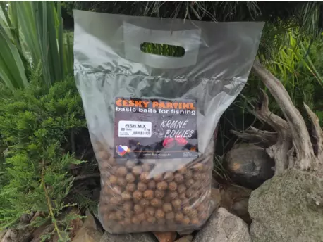 ČESKÝ PARTIKL Krmné boilies 5 kg - FISH MIX