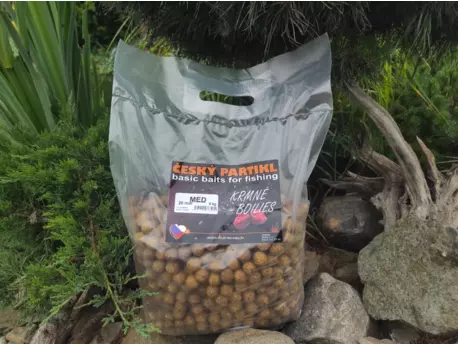 ČESKÝ PARTIKL Krmné boilies 5 kg - MED