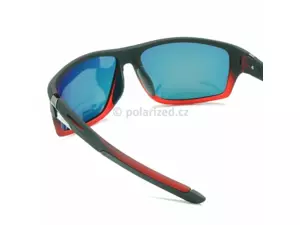 POLARIZED polarizační brýle ACTIVE SPORT 2S18 černočervené, červenožluté Revo