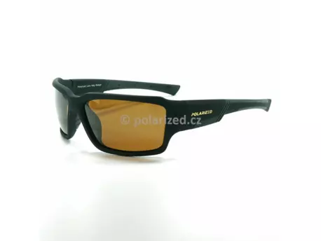 POLARIZED polarizační brýle ACTIVE SPORT 2S20 černé, hnědé sklo