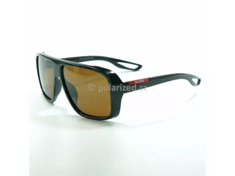 POLARIZED polarizační brýle BEST FOR DRIVERS 2MF7 černý rám, hnědé sklo