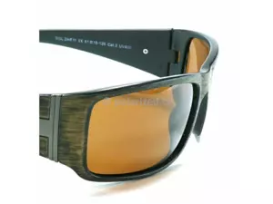 POLARIZED polarizační brýle ACTIVE SPORT 2MF11 zelené dřevo rám, hnědé sklo