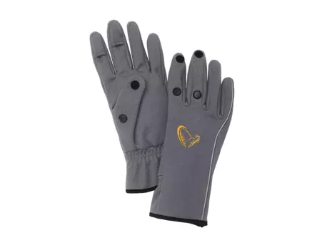 Savage Gear Rukavice Softshell Glove Grey AKCE