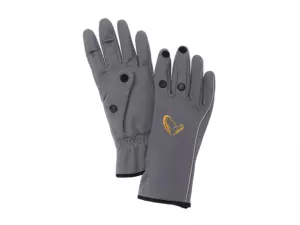 Savage Gear Rukavice Softshell Glove Grey VÝPRODEJ