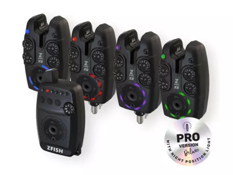 ZFISH Sada Hlásičů Bite Alarm Set Zx8 PRO 4+1