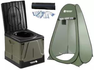 HOLDCARP SADA - Přenosná toaleta - Portable Toi  BIG + Toilet & Shower Tent