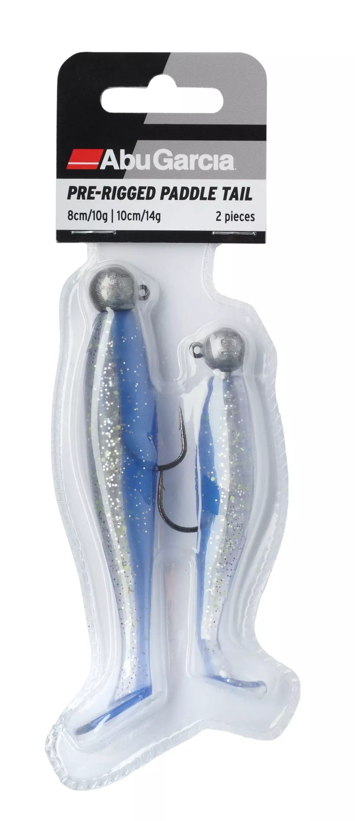 Abu Garcia Gumová nástraha pre-rigged paddle tail 8cm/10g 10cm/14g VÝPRODEJ