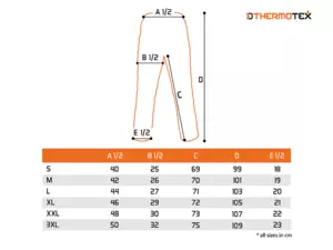 Outdoorové kalhoty Delphin ThermoTEX