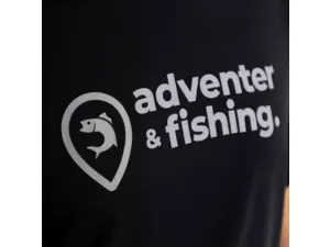 Adventer & fishing Tričko krátký rukáv Black VÝPRODEJ