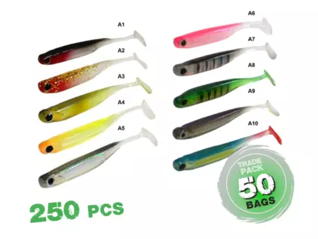 ZFISH Trade Pack Minnow Shad 7,5cm 50bal/250ks