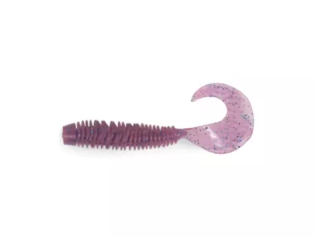 Haibo gumové nástrahy - EASOO Grub Crystal Purple 5cm 22ks