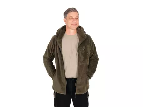 Fox HD Premium Full Zip Teddy Jacket - Khaki