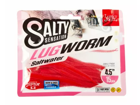 Lucky John Salty Sensation Lugworm 2,5" F40
