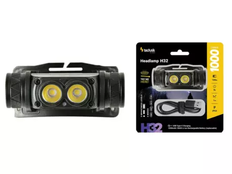 Technik Headlamp H32 nabíjecí čelovka kovová 1000lm