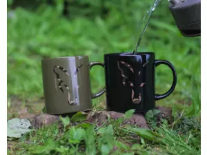 Fox Hrnek Black & Camo Head mug 350ml AKCE