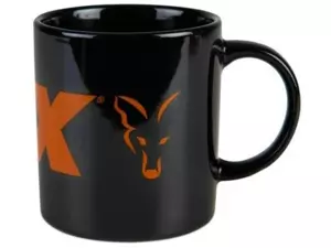 Fox Hrnek Collection Ceramic Mug Black Orange 350 ml AKCE