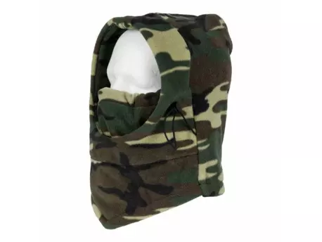 MIL-TEC Kukla balaclava POLAR fleece WOODLAND