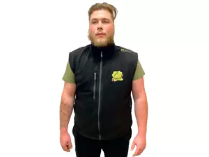 LK Baits vesta Exit Fleece unisex černá vel.L