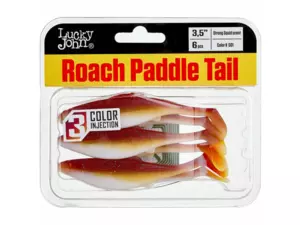 Lucky John Roach Paddle Tail 3,5" Color G05, 6ks