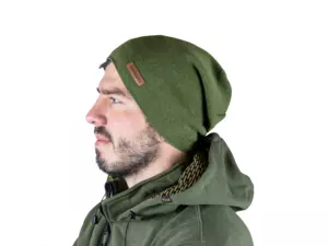 Mikbaits oblečení - Kulich zelený Merino Beanie