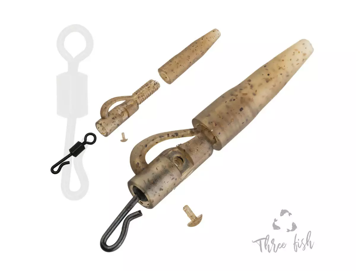 ZFISH Závěska Lead Clip Set & Tail Rubber + QC