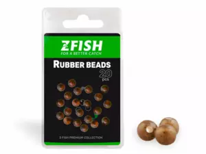 ZFISH Gumové korálky Rubber Beads 20ks