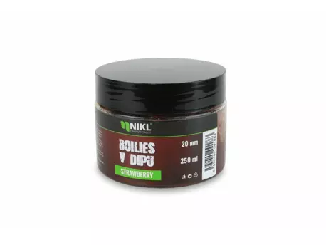 Nikl Boilies v dipu Strawberry 250g