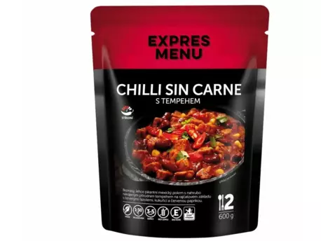 EXPRESS MENU Chilli sin carne s tempehem - 2 porce