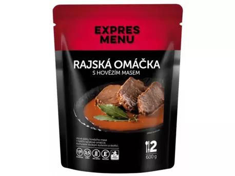 EXPRESS MENU Rajská omáčka s hovězím masem - 2 porce