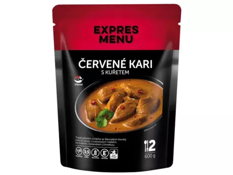 EXPRESS MENU Červené kari s kuřetem - 2 porce