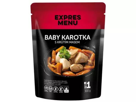 EXPRESS MENU Baby karotka s krůtím masem - 1 porce