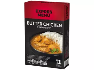 EXPRESS MENU KM Butter chicken s basmati rýží - 1 porce